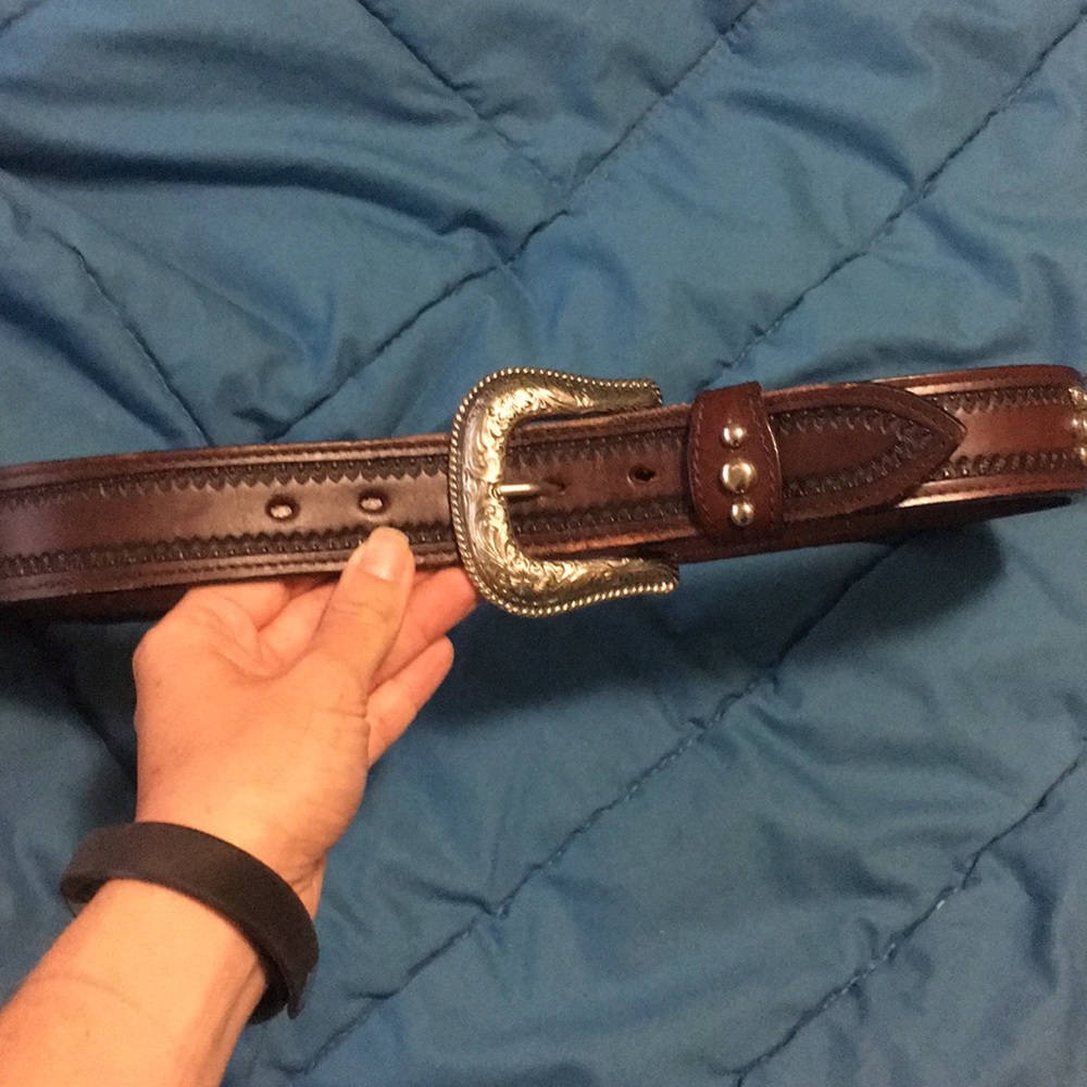 Beautiful leather belt
